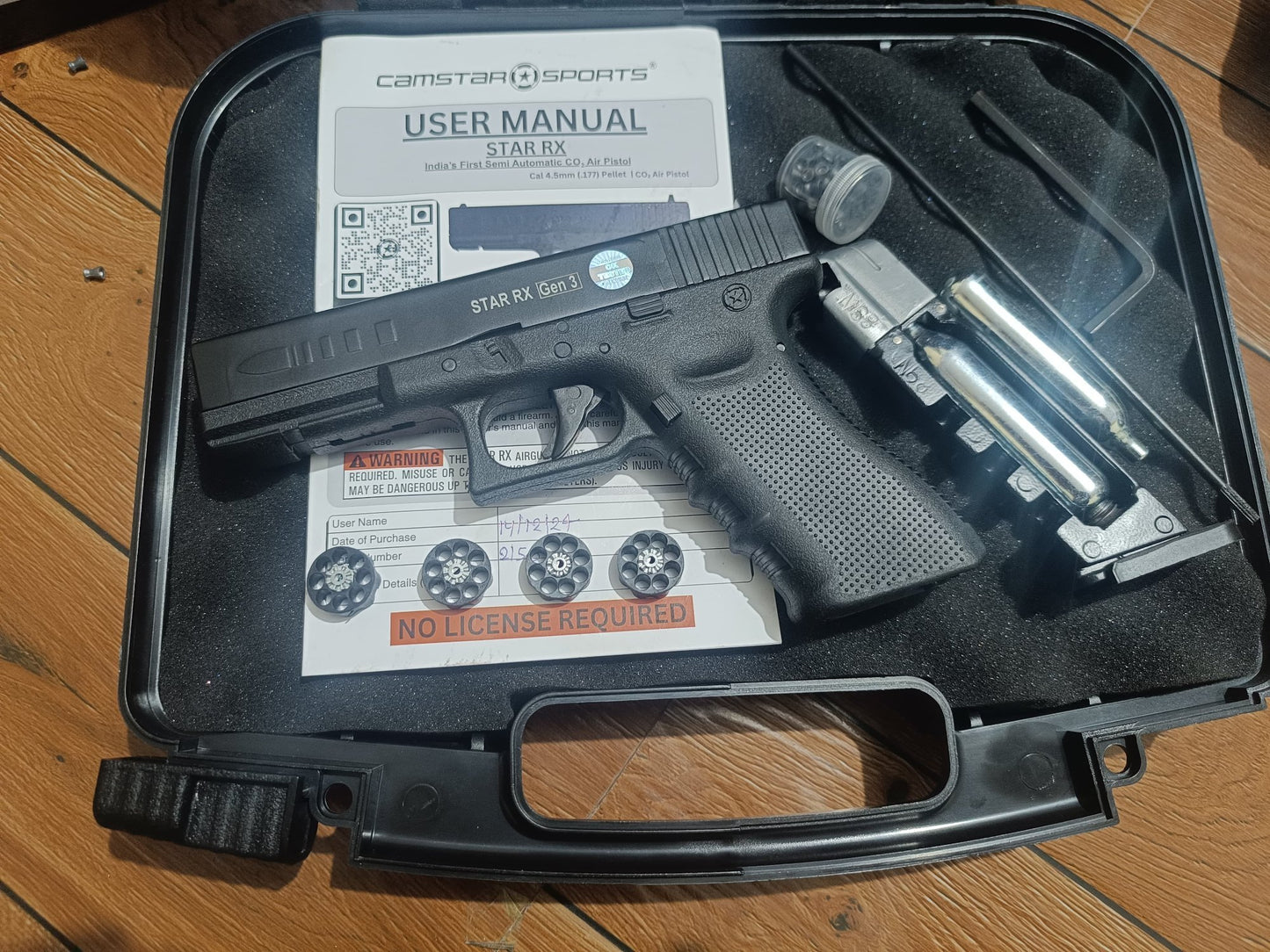 Camstar sports co2 black