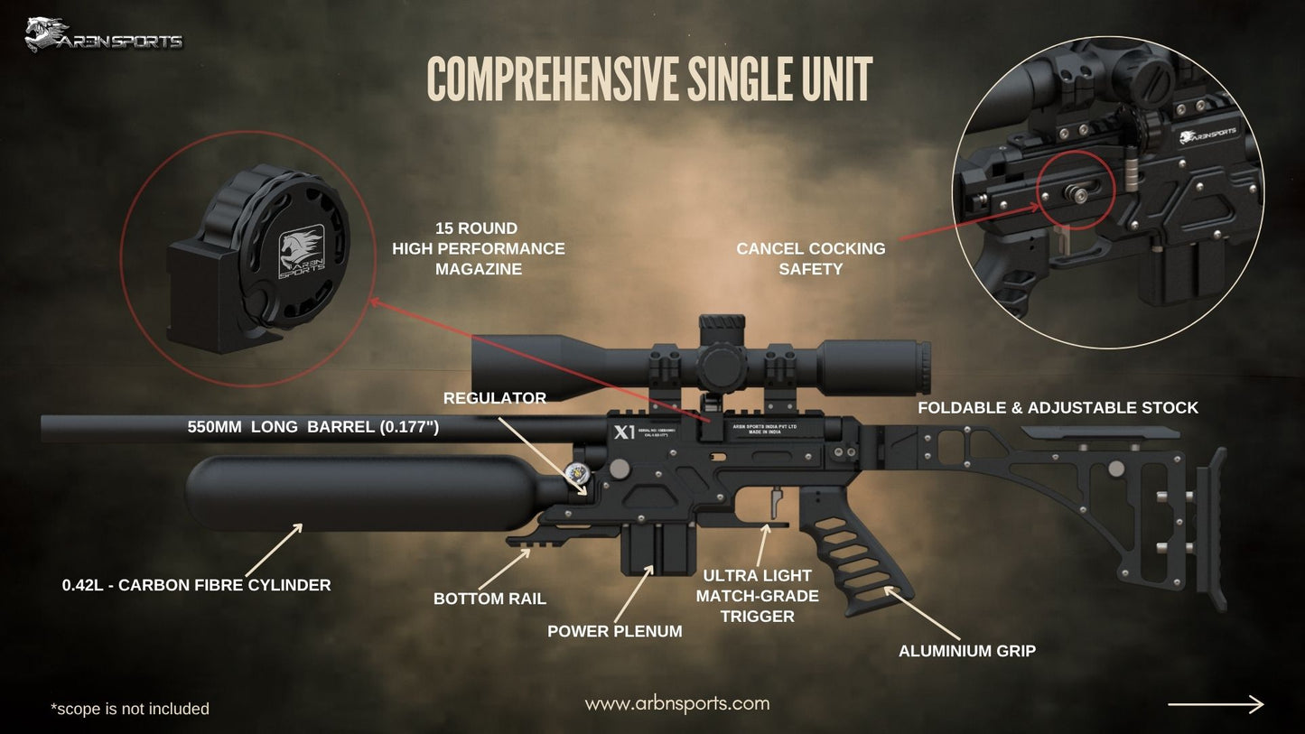 Arban sports X1 sniper pcp
