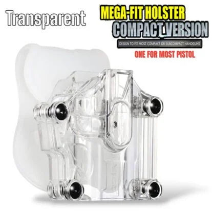 Cytac Transparent Mega-Fit Compact Version Universal Holster Small to Big Size Pistol Fit