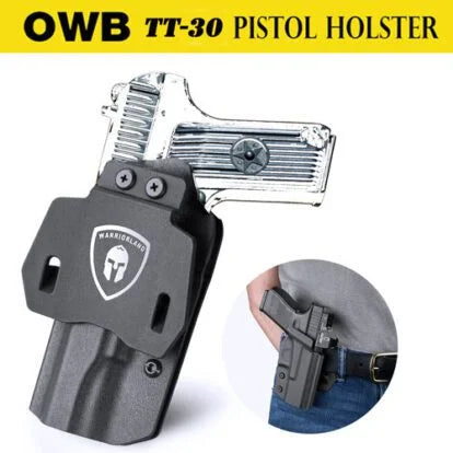 WARRIORLAND Kydex OWB Holster for MSD Falcon 30 Pistol, Tokarev TT-30-33, Zastava or 1911 Model Size