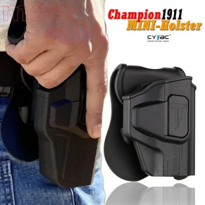 Cytac R-Defender Pistol Holster for Colt 1911-3″Holster for .45 Caliber MSD Champion,Webley Panther, MSD Commander Pistol Holster